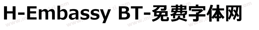 H-Embassy BT字体转换